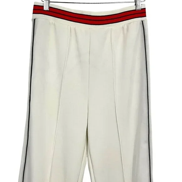 NWT Kilo Brava Size L Track Pants Lounge White Red Striped Waist Casual Womens - Picture 3 of 11